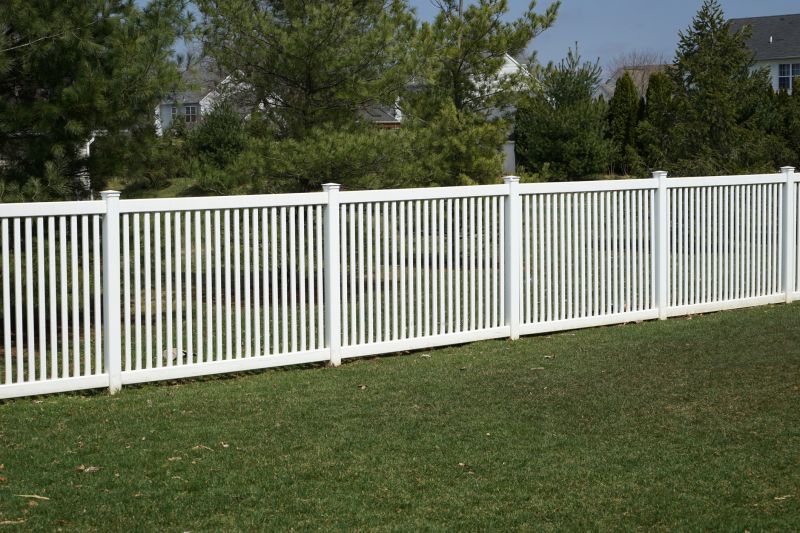 White Pvc Fence Installation
